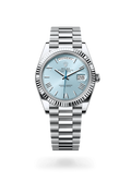 Rolex Oyster Perpetual Day-Date 40 ice-blue dial