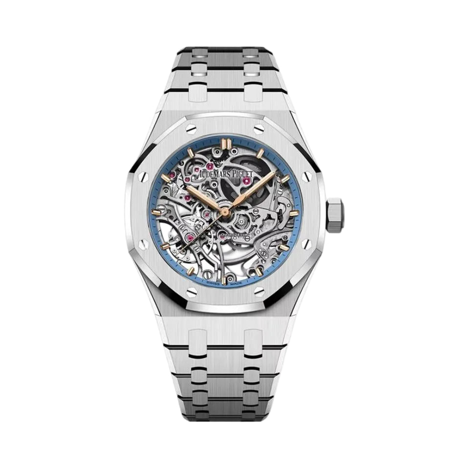 Royal Oak Double Balance Wheel Openworked model in 18-carat white gold